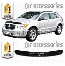 Дефлектор капота (серый) DODGE CALIBER (2006-)