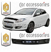 Дефлектор капота (черный) FIAT BRAVO (2007-)
