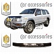 Дефлектор капота (серый) NISSAN TERRANO R50 (95-99)