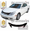 Дефлектор капота (черный) LEXUS ES300 (2001-2006)