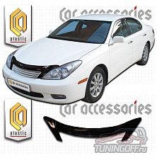 Дефлектор капота (черный) LEXUS ES300 (2001-2006)