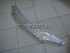 Дефлектор капота (шелкография серебро) TOYOTA COROLLA FIELDER E121-E124 (2000-2004)