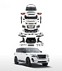 Рестайлинг комплект для переделки NISSAN PATROL Y62 2020