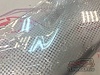 Дефлектор капота (шелкография серебро) HONDA FIT (2013-)