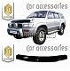 Дефлектор капота (Серый) HILUX SURF / 4RUNNER (95-01)