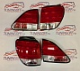 Стоп-сигналы (краснобелые светодиодные) Lexus RX300