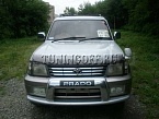 Дефлектор капота (шелкография черная) LAND CRUISER PRADO 9X (96-01)