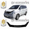 Дефлектор капота (серый) NISSAN SERENA (99-04)
