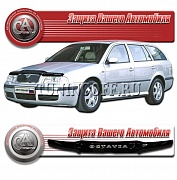 Дефлектор капота (прозрачный) SKODA OCTAVIA TOUR (96-08)