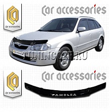 Дефлектор капота (серый) MAZDA FAMILIA (1998-2003)