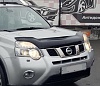Дефлектор капота (черный) NISSAN X-TRAIL (2010-2013)