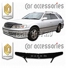 Очки на фары (Серые) TOYOTA MARK2 QUALIS WAGON (97-02)
