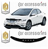 Дефлектор капота (серый) HONDA CIVIC TYPE R (2006-)