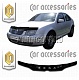 Дефлектор капота (серый) VOLKSWAGEN BORA (02-)