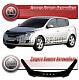 Дефлектор капота (серый) KIA CEED 2007