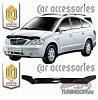 Дефлектор капота (серый) SSANG YONG RODIUS (2004-2013)