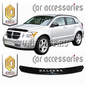 Дефлектор капота (прозрачный) DODGE CALIBER (2006-)
