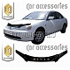 Очки на фары (серые) HONDA CIVIC (2001) EN2, ES9