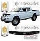 Дефлектор капота (черный) MITSUBISHI STRADA / L-200 (2005)