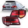 Стоп-сигналы тюнинговые светодиодные (красно-белые) FORTUNER (2011-2015)