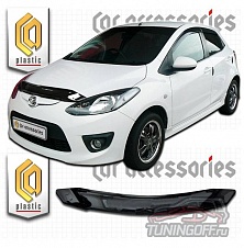 Дефлектор капота (прозрачный) MAZDA DEMIO / MAZDA 2 (2008-)