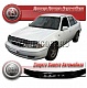 Дефлектор капота (серый) DAEWOO NEXIA (1999-)