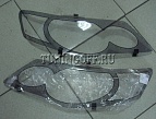 Очки на фары (Шелкография чёрная) MITSUBISHI OUTLANDER (06-)