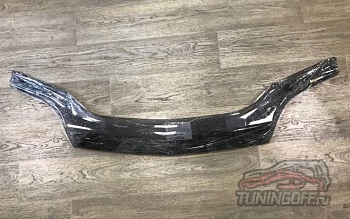 Дефлектор капота (Шелкография черная) NISSAN X-TRAIL T30 (00-05)