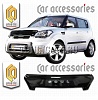 Дефлектор капота (серый) KIA SOUL (2012-)