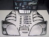 Хромированные накладки комплект FS-FJ120 LAND CRUISER PRADO 120