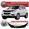 Дефлектор капота (черный) HYUNDAI TUCSON (2008-)