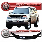 Дефлектор капота (прозрачный) ZXAUTO LANDMARK