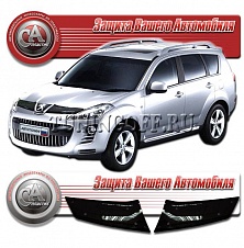 Дефлектор капота (прозрачный) PEUGEOT 4007