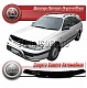 Очки на фары (Чёрные) TOYOTA CALDINA T190-T195 (92-97)