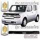 Дефлектор капота (черный) NISSAN CUBE (2009-2012)