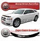 Дефлектор капота (серый) DODGE MAGNUM (2005-)