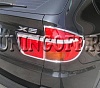 Хромированные накладки на стоп-сигналы BMW X5 (2007-)