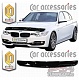 Дефлектор капота (прозрачный) BMW 3Series (2011-)