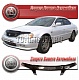 Очки на фары (серый) HONDA INSPIRE / SABER UA4, UA5 (98-03)
