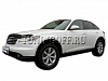 Очки на фары (прозрачные) INFINITI FX35