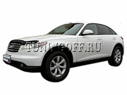 Очки на фары (прозрачные) INFINITI FX35
