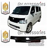Дефлектор капота (черный) TOYOTA LITE ACE (2008-)
