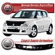 Дефлектор капота (прозрачный) SUZUKI SWIFT (2004-)
