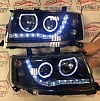 Фары тюнинговые чёрные (ангельские глазки) TOYOTA PROBOX