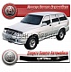 Очки на фары (серые) SSANG YONG MUSSO