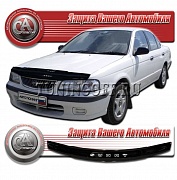 Дефлектор капота (серый) NISSAN SUNNY (98-04)