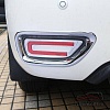 Хромированные накладки на катафоты заднего бампера NISSAN PATROL Y62 (2010-)
