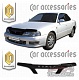 Дефлектор капота (черный) TOYOTA VISTA SV40 (94-98)