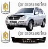 Очки на фары (чёрные) SSANG YONG REXTON (06-)