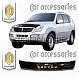 Очки на фары (чёрные) SSANG YONG REXTON (06-)
